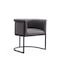 Manhattan Comfort Cosmopolitan Dining Chair in Pebble and Black, PK2 2-DC044-PE - alternate 4